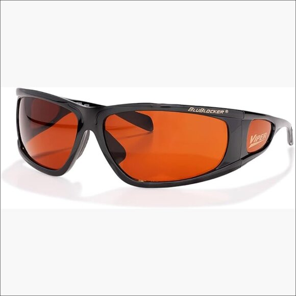 Wrap Around Sunglasses with Rubberized Grip, 100% UV & Blue Light Protection
